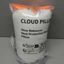 Cloud Pillow, Ergonomic Memory Foam Cervical Neck Support Pillow with Breathable Pillowcase, Dual Height Cloud Align Pillow for Side Back Stomach Sleepers