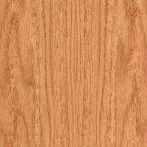 Red Oak Wood Veneer Sheet, Plain Sliced/Flat Cut, 24x96, "A" Grade, 10 mil Peel and Stick PSA Backer
