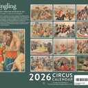 Circus Calendar 2026 by Ringling Museum of Art Monthly Wall Calender 12 Month | American Made In The USA
