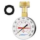Water Pressure Gauge 3/4" Female,0-200 PSI Pressure Gauge Water Pressure Test Gauge for Home,2.5" Dial.