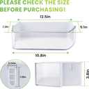 DA63-06963A DA97-12650A Door Shelf Bin (Right) for Sams-ung Refrigerator Door Shelf RF260beaesg RF260beaesr RF260beaeww RF263beaesr, Sam-sung Fridge Door Shelves by AMI PARTS