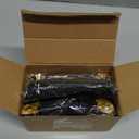 Sieral 50 Pcs Thank You Satin Gift Bags with Drawstring Jewelry Candy Pouches for Valentines Easter Wedding Baby Shower Birthday Holiday Party Thank You Bag for Gift Wrap(Black, Gold,4 x 6 Inch)