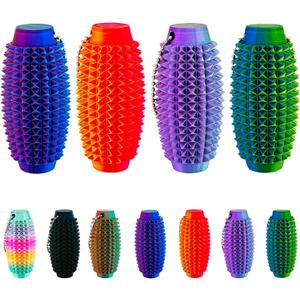Easter Basket Stuffers for Teens Toddler 4 Packs Little Ouchies Pain Fidget, Pain Stim Fidget Toy for Adults, Hard Spiky Fidget Massage Keychain Stress Relief Focus, Novelty Easter Gifts for Friends