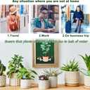 9 Pcs Plant Watering Globes 135 cm, Colored Self Watering Globes Automatic Watering Bulbs Plastic Plant Water Globes Drip Irrigation Device for Indoor Outdoor Plants