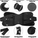 NEENCA Knee Brace for Knee Pain, Compression Knee Support with Air Mesh Fabric, Adjustable Knee Wrap with Side Stabilizers, Ultra-Soft Bandage for Sports, Running, Meniscus Tear, ACL, Arthritis Relief (XX-Large, Black)