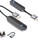 iShare Pro Kit AllinOne Wireless HDMI Transmitter and Receiver, Premium Carbon Fiber Design, 4K Decoding 1080P 60Hz, 328ft Long Range, Includes Adapters for Drones Cameras MacBook