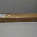 KAMANINA Blackout Double Curtain Rods for Windows 72 to 144 Inches Gold