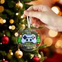 2 x Video Game Christmas Ornaments 2025, Gaming Ornament for Christmas Tree, Acrylic Hanging Decorations, Cute Handmade Holiday Decor Gifts for Gamers, Unique Home Accent, Gamer Gift Keepsake