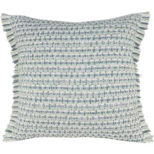 LR Home Removable Cover Throw Pillow, 24" x 24", Blue
