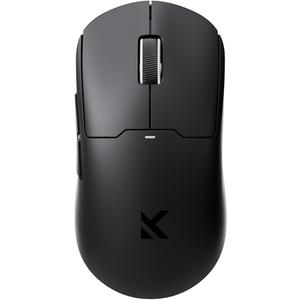 MCHOSE A5 Ultra V2 Wireless Gaming Mouse, Symmetrical Design, 54 Grams,Wired 8K/Wireless 4K Polling PAW3395 26K DPI Optical Sensor, 130 Hours Battery Life, Tri-Mode Connection - Black