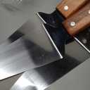 12 Pcs Pizza Pan Riser Stands Pizza Spatula Sets Includes 4 Metal Pizza Table Stands 4 Pizza Pan and 4 Wood Handle Pie Server, Pizza Rack Stand Pizza Tray for Oven Pizza Dessert Cheese Baking