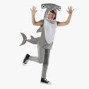 Morph Costumes Hammerhead Shark Costume Kids Boys Fish Outfit Tabard Halloween Costumes For Kids Shark Costume Boys L