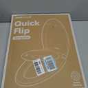 Jool Baby Quick Flip Toilet Seat with Built-in Potty & Splash Guard for Toddler Training, Slow Close (Elongated)
