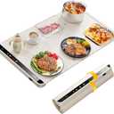 Food Warming Mat,Warming Mat for Food,Electric Warming Tray for Gatherings, Parties and Everyday Use,Heating Fastly in 10s,Portable Design,Timed Function for Your Family, White