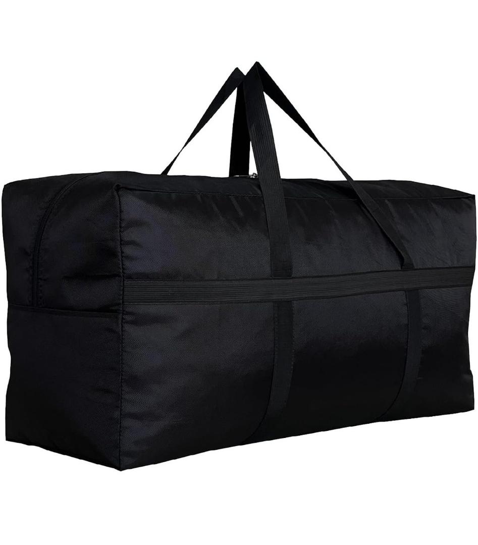 Extra Large Storage Duffle Bag with Zippers and Handles, Big Foldable Duffle Bag for Travel