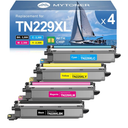 MYTONER Compatible Toner Cartridge Replacement for Brother TN229XL TN229 XL Toner Cartridges for MFC-L3720CDW MFC-L3780CDW HL-L3280CDW HL-L3220CDW HL-L3300CDW Printer (4 Pack TN-229XLBK/C/M/Y)