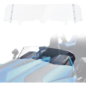 Front Windshield for Polaris Slingshot, Durable PC Dustproof Scratch Resistant Clear Windscreen Deflector for Polaris Slingshot S R SL SLR LE GT 2015-2025 Accessories, Replace #2882154