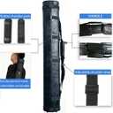 2x2 Hard cue case Pool Cue Billiard Stick Carrying Case, 33.85 x 4.13 x 2.36 inches