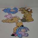 Winnie Yard Signs 5 PCS for Outdoor Ground Lawn Decoration Pooh Party Supplies Baby Shower Party Decoration Classic Winnie Yard Signs with Stakes