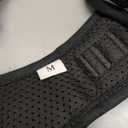 rabbitgoo Dog Harness Medium Sized, No Pull Pet Harness with 3 Buckles, Adjustable Soft Padded Vest with Control Handle, Walking Reflective Pet Vest for Medium Dogs, Blue, M