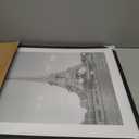 upsimples 24x32 Poster Frame, Display Pictures 20x28 with Mat or 24 x 32 Without, Wall Hanging Picture Frames, Black, 1 Pack