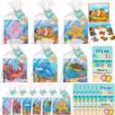 Resurhang 24 Sets End of Year Student Gifts from Teacher Bulk Under the Sea Magnetic Puzzle Party Favors Set Magnetic Puzzle Books Bulk for Kids Preschool Kindergarten Graduation Gifts