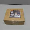 BESTTEN Keyed Same Exterior Door Knob and Single Cylinder Deadbolt Combo Set, Keyed Alike Entry Door Knobs with Lock and Keys for Entrance and Front Door, Satin Nickel