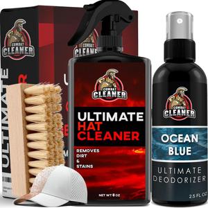 Ultimate Hat Cleaner Kit Used for All Types of Hats (Hat Cleaner Kit + Deodorizer)