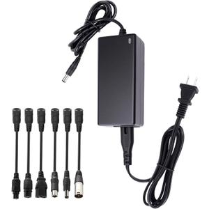 24V 2A Electric Scooter Battery Charger, Power Adapter with 7 Plugs for Drive Medical, Go Go Elite Traveler, Pride Mobility, ShopRider, Ezip