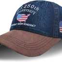 250th Anniversary Retros Hat 1776 2026 Vintage Baseball Hats Golf Caps for Mom Gift Hat