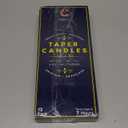 Vibrant Yellow 10 Inch Taper Candles - Pack of 12 Premium Unscented, Dripless & Smokeless Hand-Dipped Candles for Birthday, Wedding or Dinner Decorations and Formal Candlelighting