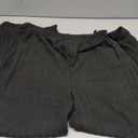 MakeMeChic Women's Maternity 2 Piece Outfits Lounge Set Ribbed Knit Long Sleeve Hoodie and Pants Pregnancy Set L