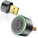 Mini Wireless CarPlay Adapter for Apple iPhone - Upgrade Wired CarPlay to Wireless, One-Tap Multi-User Switch, Plug & Play, Fast Auto-Connect (iOS 10+)