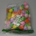 Cat Toy Launcher, 50PCS 1.2Inch Interactive Cat Balls, Active Exercise Toys for Indoor Multi-Colored Cats