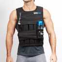 RUNmax 20LBS - 150LBS Adjustable Weighted Vest Wtih Shoulder Pads Option for Men and Women, 40 Lbs Without Shoulder Pads