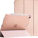 ProCase Smart Case for iPad Air 11-inch M3 M2 2025 2024/10.9 Air 5th 4th Generation 2022 2020, Protective Cover for Air 5 4 -Rosegold