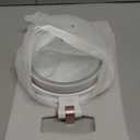 15X/1X Wall Mounted Magnifying Makeup Mirror with Power Suction Cup, Rechargeable Double Sided Regular HD/Magnification 3 Color Modes Adjustable Brightness Mirror with Lights for Bathroom, Travel