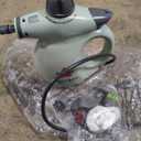 BISSELL Steam Shot Deluxe handheld pressurized steamer for maintenance cleaning with 10 cleaning tools