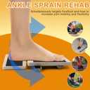 Ankle Balance Board for Ankle Strengthener, Physical Therapy, Plantar Fasciitis Relief, Balance Training, Stability Exercises, Attached Instruction Manual