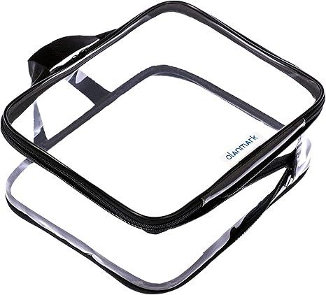 Toy Storage Bag with Zipper - Small Toy Organizer - Waterproof Zippered Storage Bag for Puzzle - Reusable Game Bag - Clear Cosmetic Bag - Compression Packing Cube - Travel Toiletry Case - Makeup Pouch