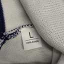 EXPAWLORER Turtleneck Knit Dog Sweater - Dog Clothes Fair Isle Snowflake Design, Warm Puppy Sweater Apparel, British Style Winter Pet Outfit Pullover for Large Dogs Cats, Blue L