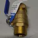 Eastman Full Port Ball Valve, 3/4 x 3/4 Inch Compression Ends, Brass Inline Water Shut-Off Valve, 20097LF