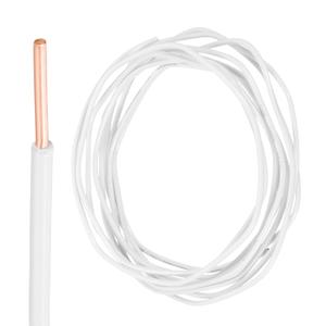 MECCANIXITY THHN Wire 14 AWG 10 Feet Electrical Wire Insulated Solid Copper Rated up to 600 Volts for Residential Industrial Grounding Electrical, UL Listed, White