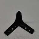 Furniture Sofa Triangle Legs for Table Cabinet Cupboard Sofa Couch Chair, Heavy Duty Metal Furniture Legs(Black) (10CM (3.93in))