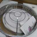 Retractable Crystal Ceiling Fan with Lights, Bluetooth Ceiling Fan with Speaker, 6-Speed Reversible Blades, RGB-LED Light, Remote & APP Control Crystal Chandelier for Bedroom Living Room 42" Color: Chrome