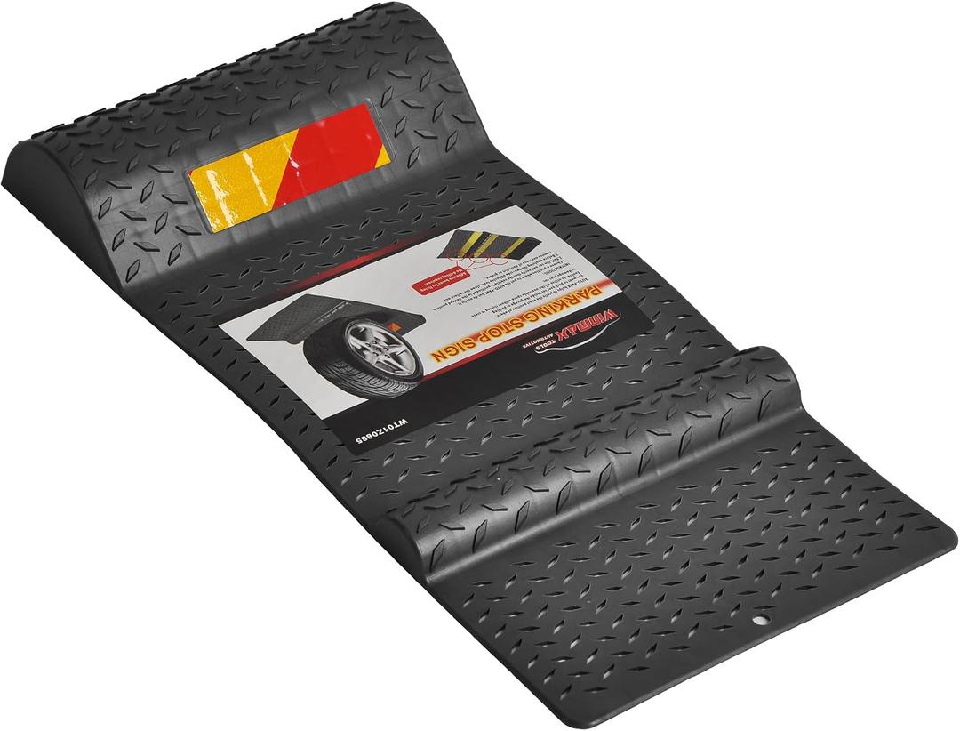 Black Parking Mat, 21" x 10" x 2" Parking Mat (1)