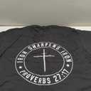 Iron Sharpens Iron T-Shirt (Black,Medium)
