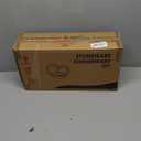 E-far Pasta Bowls Set of 4, 35oz Ceramic Large Salad Bowl Plates for Serving Soup Dinner, Shallow Stoneware Pasta Plate, Microwave & Dishwasher Safe, Speckled White