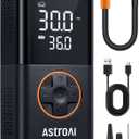 AstroAI L7 Tire Inflator Portable Air Compressor Cordless Bike Pump with Digital Dual Values Display, 150 PSI Car Tires Pump with LED Lights Air Pump for Cars, Motorcycles, Bikes, Balls