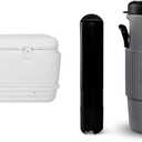 Igloo Polar 120 Qt. Cooler & 5 Gallon Portable Sports Cooler Water Beverage Dispenser with Flat Seat Lid, Gray, 4 Qt